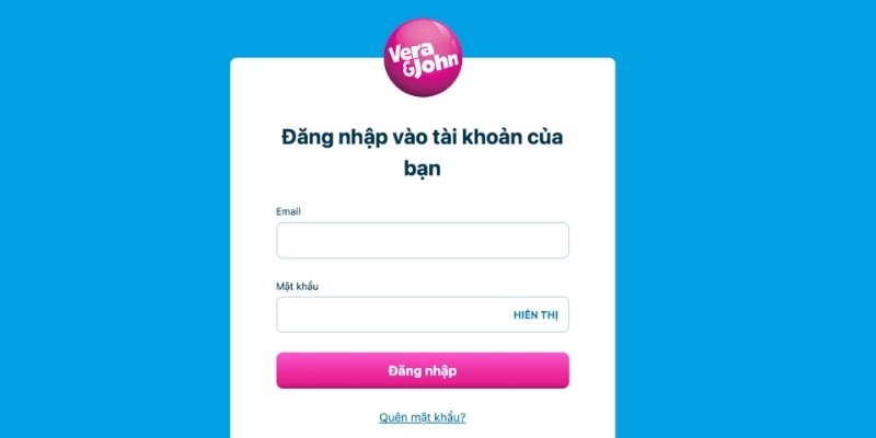 Các Bước Tạo Tài Khoản Vera &Amp; John
