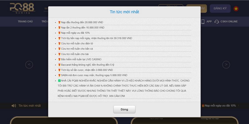 PQ88 - Nhà cái cá cược thú vị và hấp dẫn hàng đầu châu Á 3 Tiện Ích Đi Kèm Tuyệt Vời