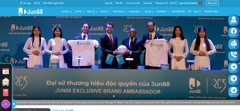 Jun88 - Thương hiệu cá cược mang đẳng cấp thượng lưu 1 Nhà Cái Jun88 Là Địa Chỉ Cá Cược Cung Cấp Nhiều Dịch Vụ Hấp Dẫn