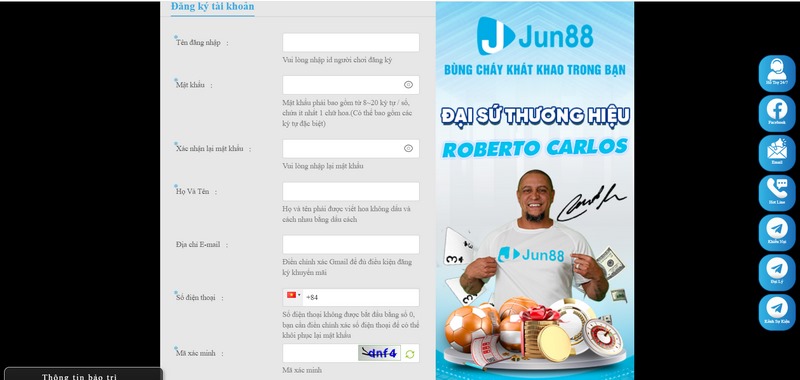 Jun88 - Thương hiệu cá cược mang đẳng cấp thượng lưu 5 Các Bước Mở Tài Khoản Hội Viên Tại Jun88 Không Quá Phức Tạp