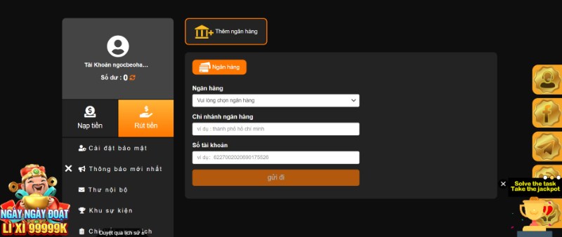 Nạp tiền I9Bet dễ dàng, nhanh gọn chỉ sau vài giây 5 Hướng Dẫn Anh Em Cách Thực Hiện Rút Tiền Tại Nhà Cái I9Bet